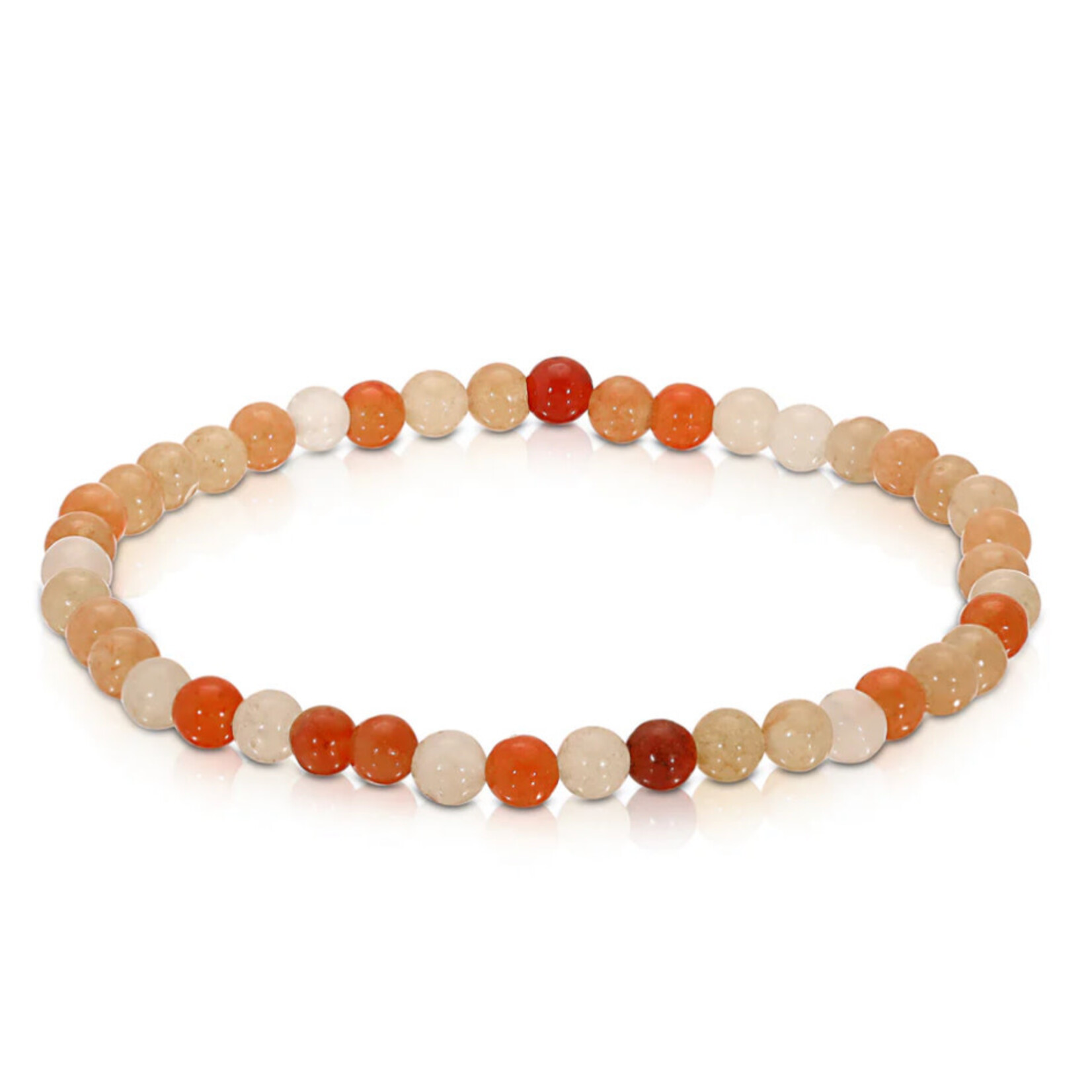 My Fun Colors My Fun Colors Mini Gemstone Bracelet Red Adventurine