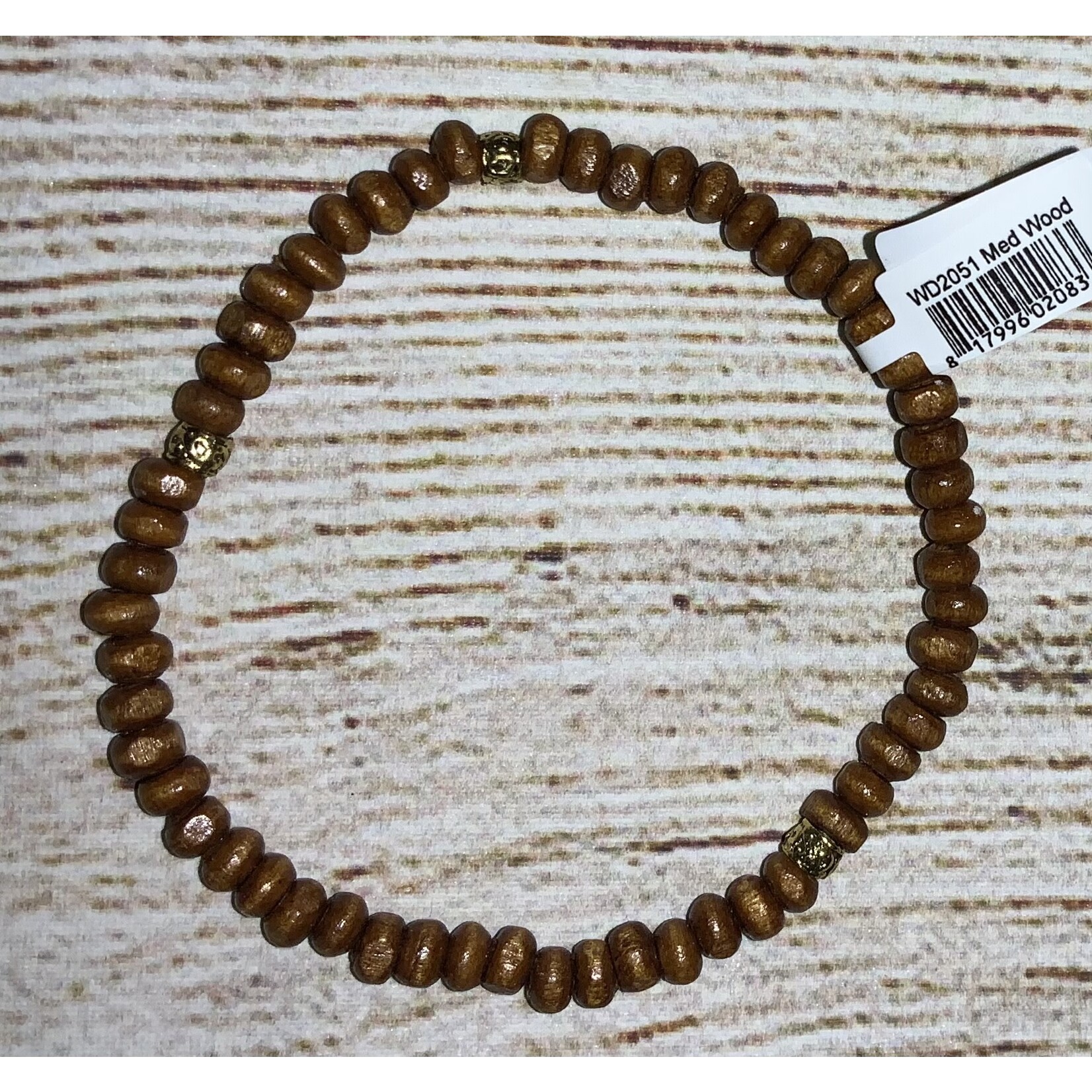 My Fun Colors My Fun Colors Wood Bead Bracelet Medium Wood