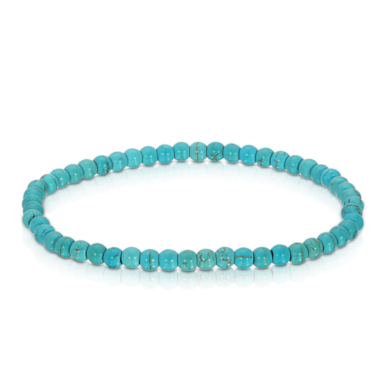 My Fun Colors My Fun Colors Mini Gemstone Bracelet Turquoise Howlite