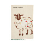 Mudpie Mudpie Fleece Navidad Sheep Christmas Towel
