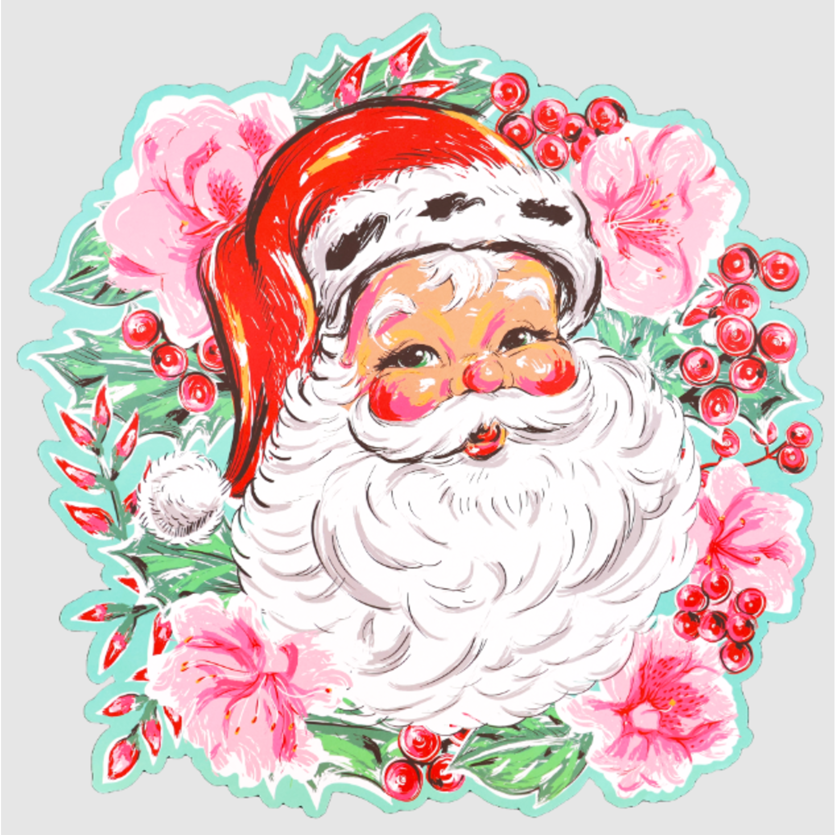 Simply Southern Simply Southern Holiday Placemat Santa Set of 12