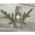 Ganz Ganz Woodland Felt Rabbit Ornament