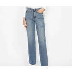 Judy Blue Judy Blue High Waist Tummy Control Cut Raw Hem Straight 88848