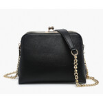 Jen & Co Jen & Co Kiva Snap Pouch Crossbody Black M2590