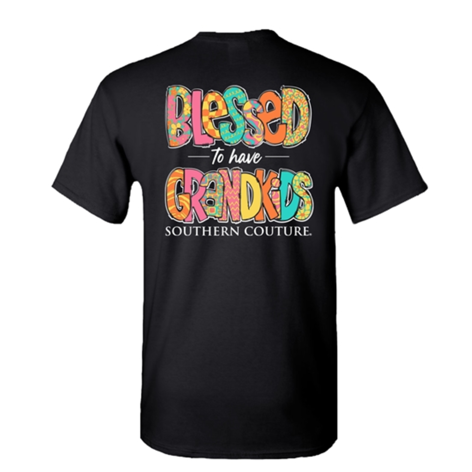 Southern Couture Southern Couture Classic Blessed to Have Grandkids Tee Black
