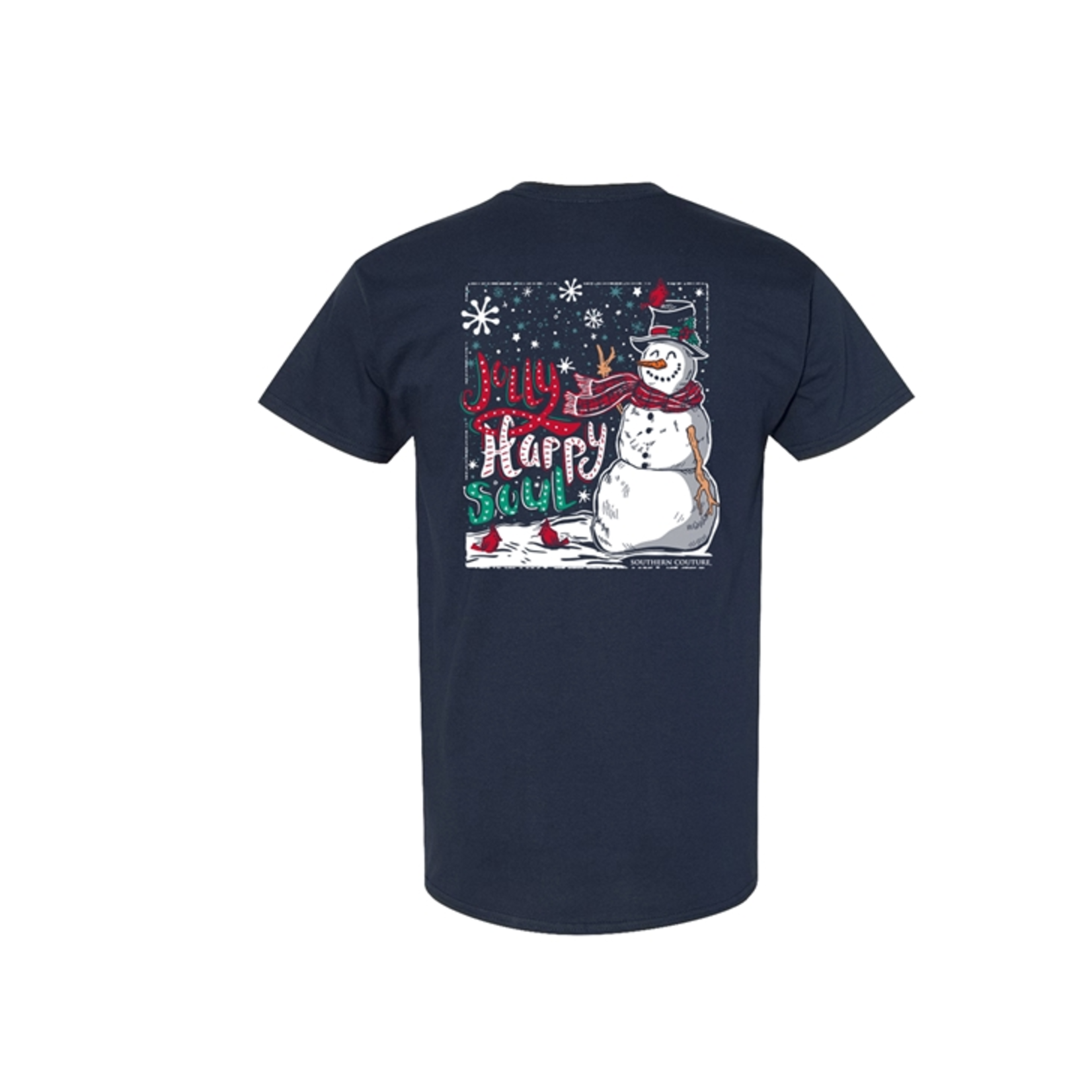 Southern Couture Southern Couture Classic Jolly Happy Soul Tee Navy