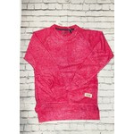 Southern Couture Southern Couture Yarn Dyed Mingled Sweatshirt Hot Pink
