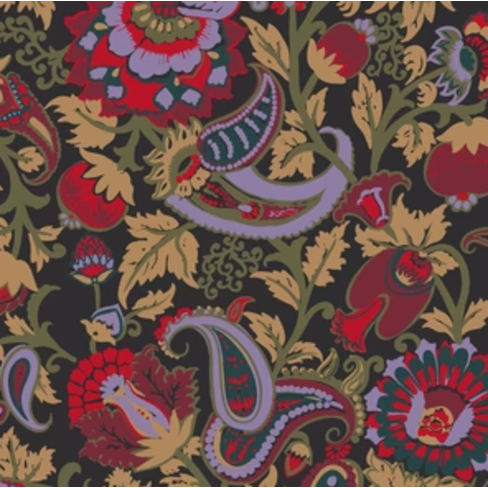 Vera Bradley Vera Bradley Oversized Throw Blanket Midnight Garden Paisley