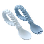 Itzy Ritzy Itzy Ritzy Sweetie Spoon & Fork Set Blue
