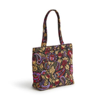 Vera Bradley Vera Bradley Small Hathaway Tote Midnight Garden Paisley