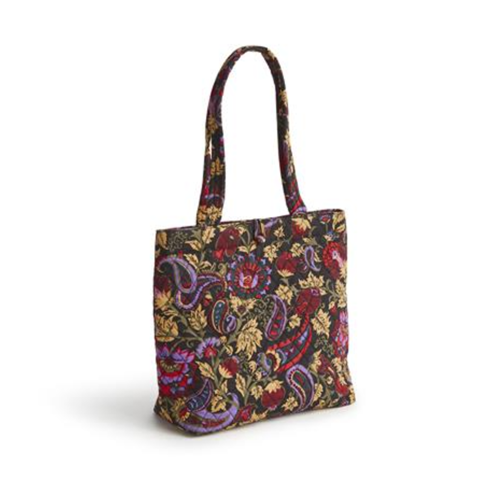 Vera Bradley Vera Bradley Small Hathaway Tote Midnight Garden Paisley