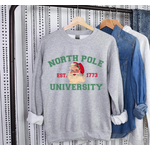 Southern Attitude Designs Southern Attitude Designs North Pole University Crewneck