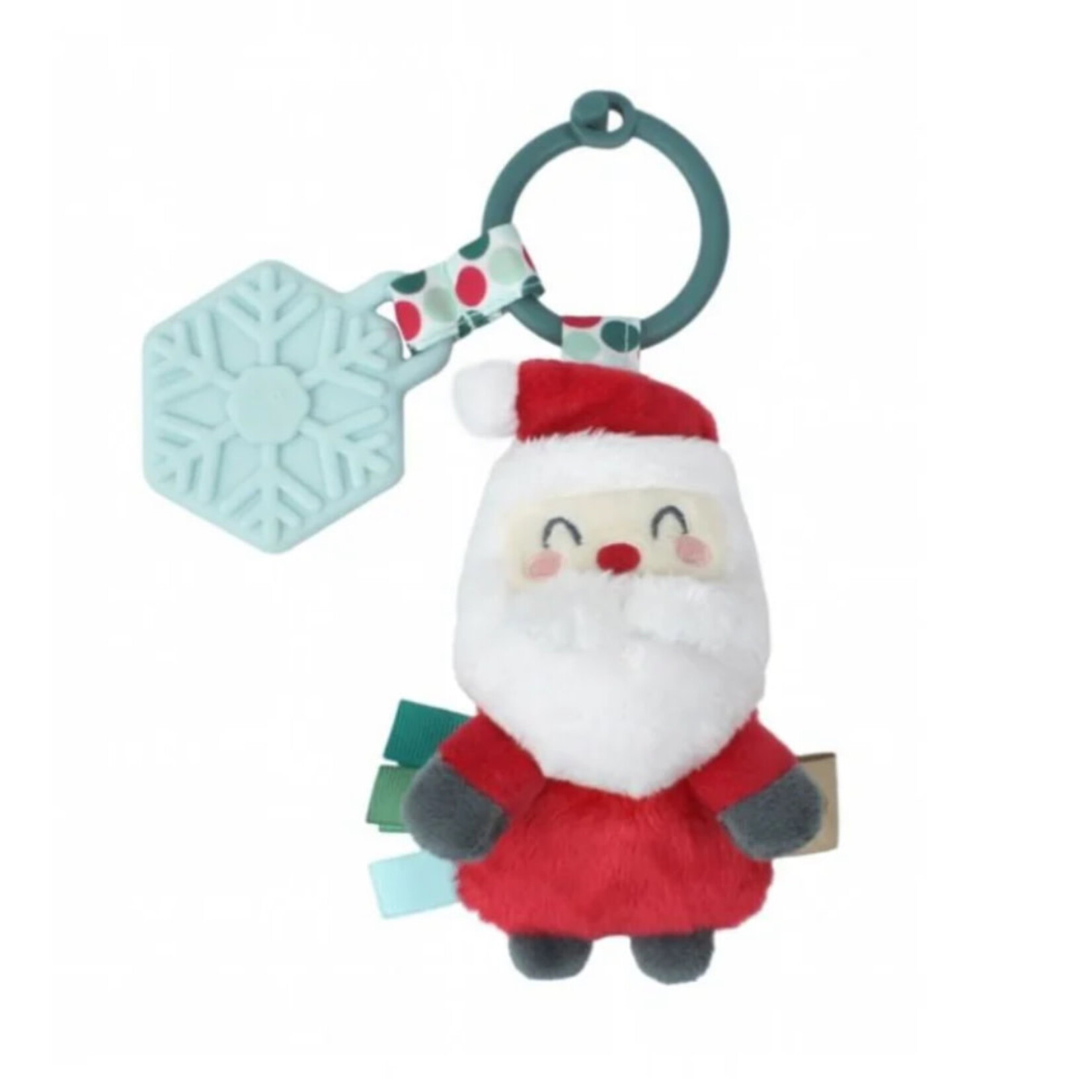 Itzy Ritzy Itzy Ritzy Itzy Holiday Pal Plush + Teether Santa