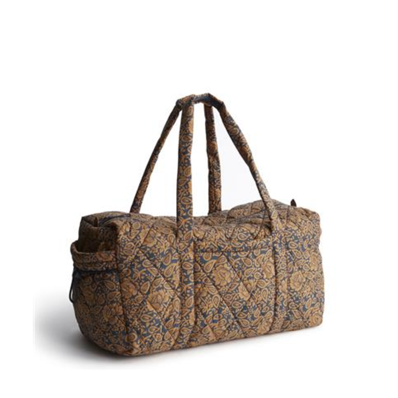 Vera Bradley Vera Bradley Large Original Duffel Lotus Montage Roasted Pecan