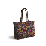 Vera Bradley Vera Bradley Hathaway Tote Midnight Garden Paisley