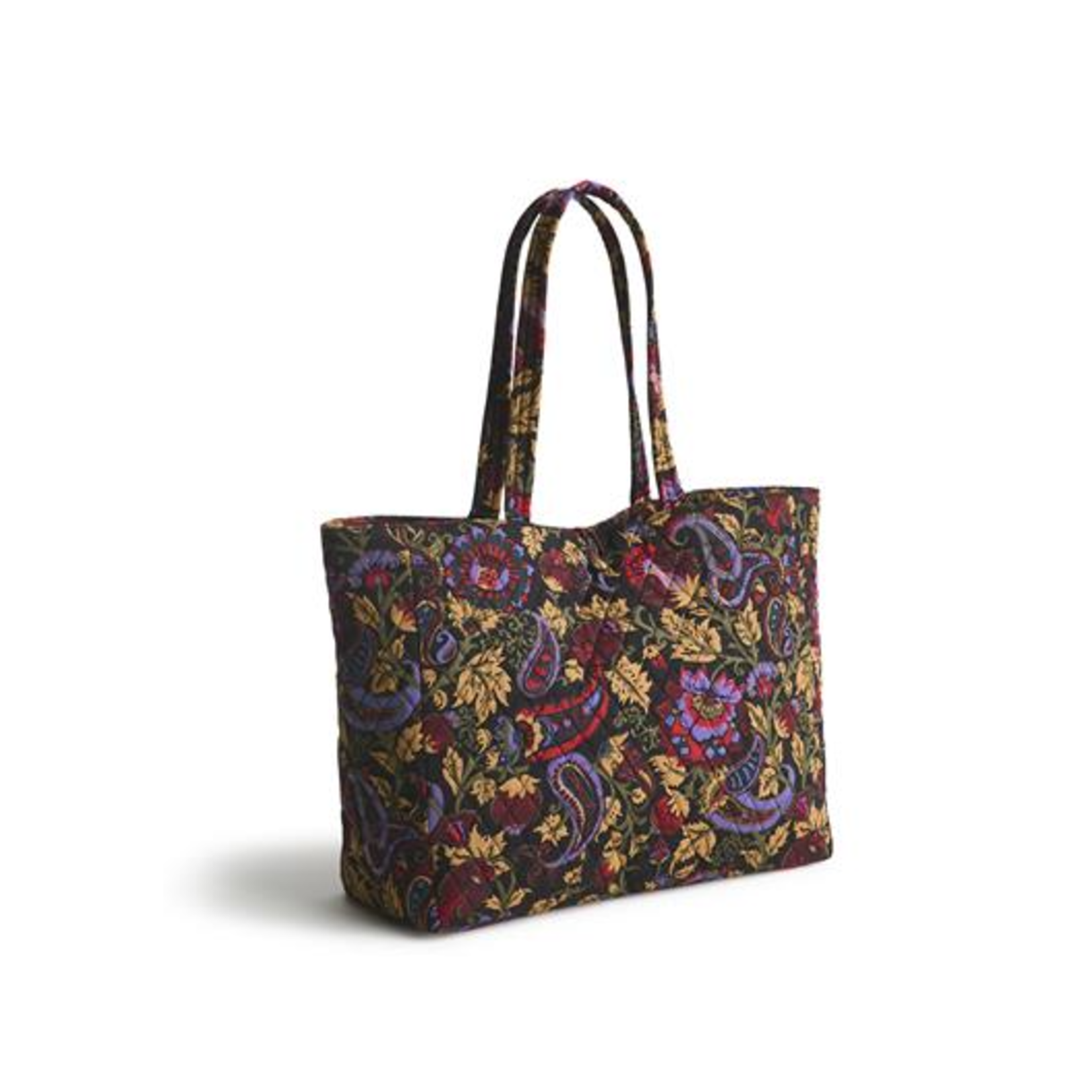 Vera Bradley Vera Bradley Hathaway Tote Midnight Garden Paisley