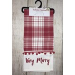 Giftcraft Holiday Festive Tea Towel Very Merry