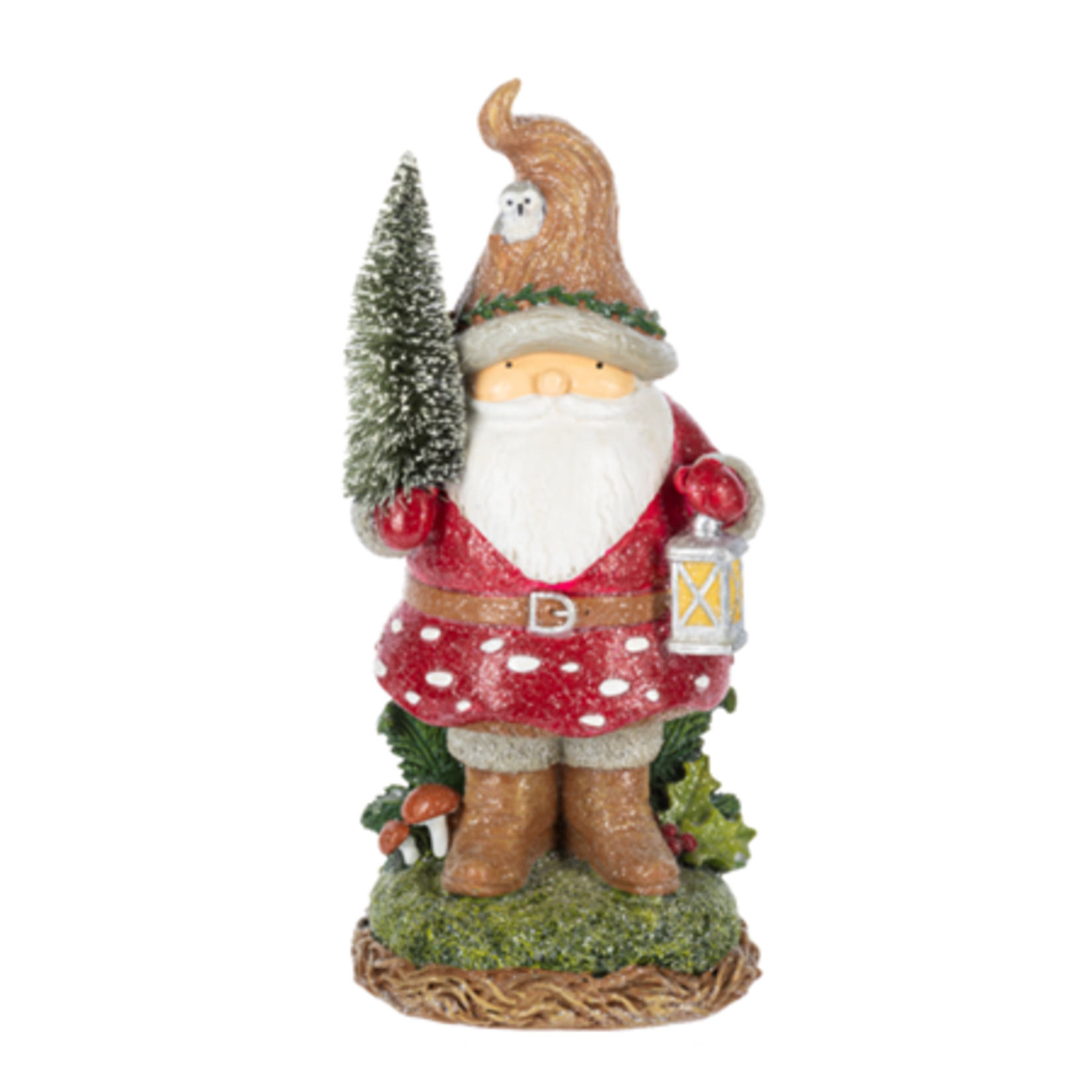 Ganz Ganz Gnome w/Tree Figurine
