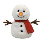 Warmies Warmies Snowman Red Scarf