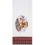 Brownlow Susan Winget Christmas Reindeer Tea Towel