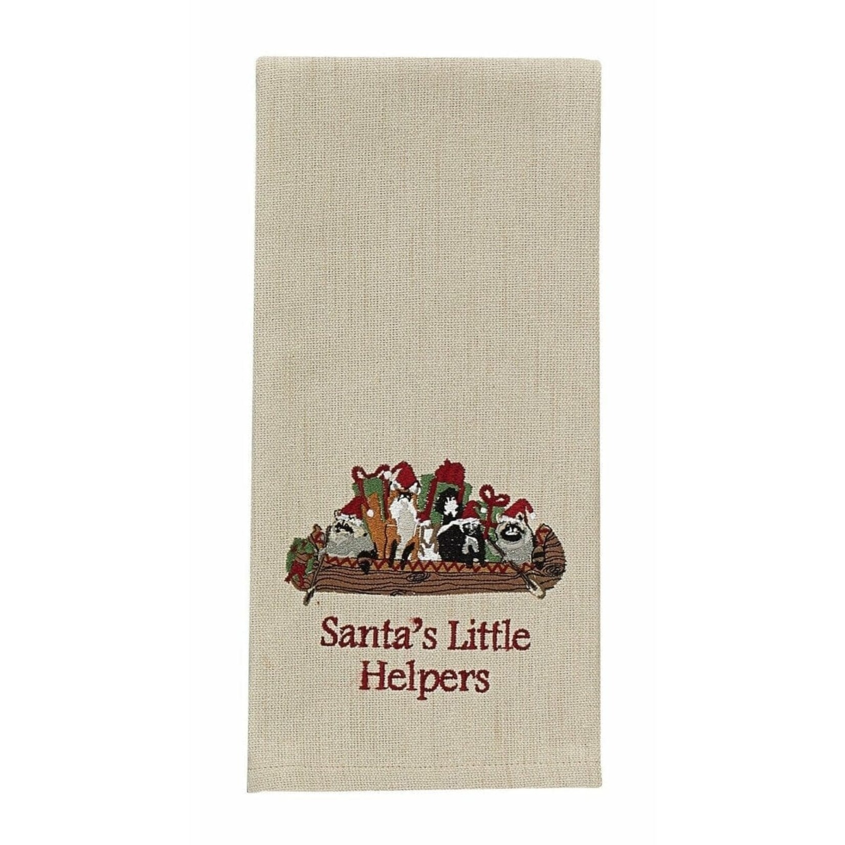 Park Designs Santa’s Little Helper Dishtowel