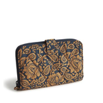 Vera Bradley Vera Bradley Large Tab Wallet Lotus Montage Roasted Pecan