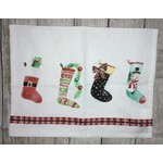 Creative Co-op Christmas Stocking Towel