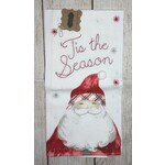 Mudpie Mudpie Santa Sequin Towel Tis the Season