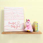 Pavilion Pavilion Embroidered Plaque Beautiful Baby Girl