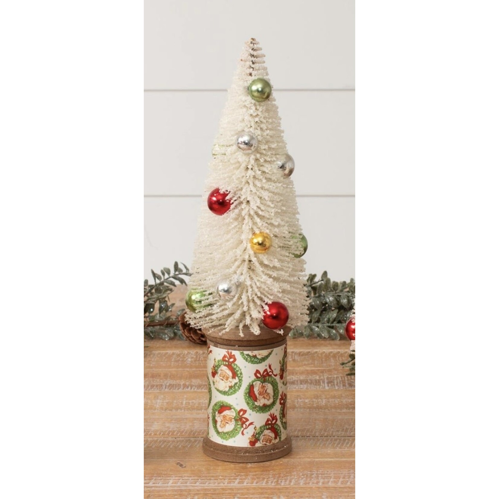 Audrey’s Audrey’s Vintage Spool Christmas Tree Santa (Large)
