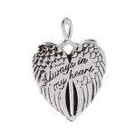 Ganz Ganz Angel Wing Charm Always in My Heart