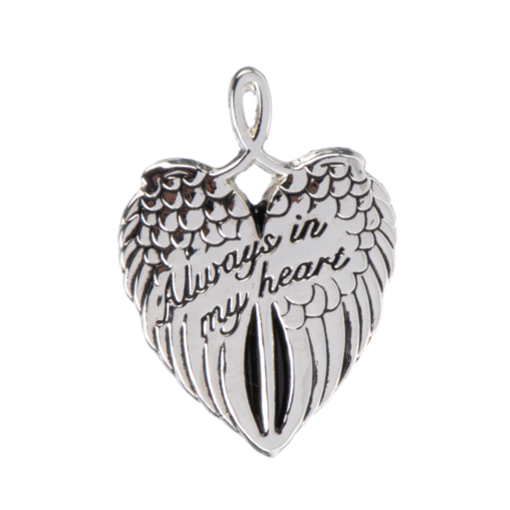 Ganz Ganz Angel Wing Charm Always in My Heart