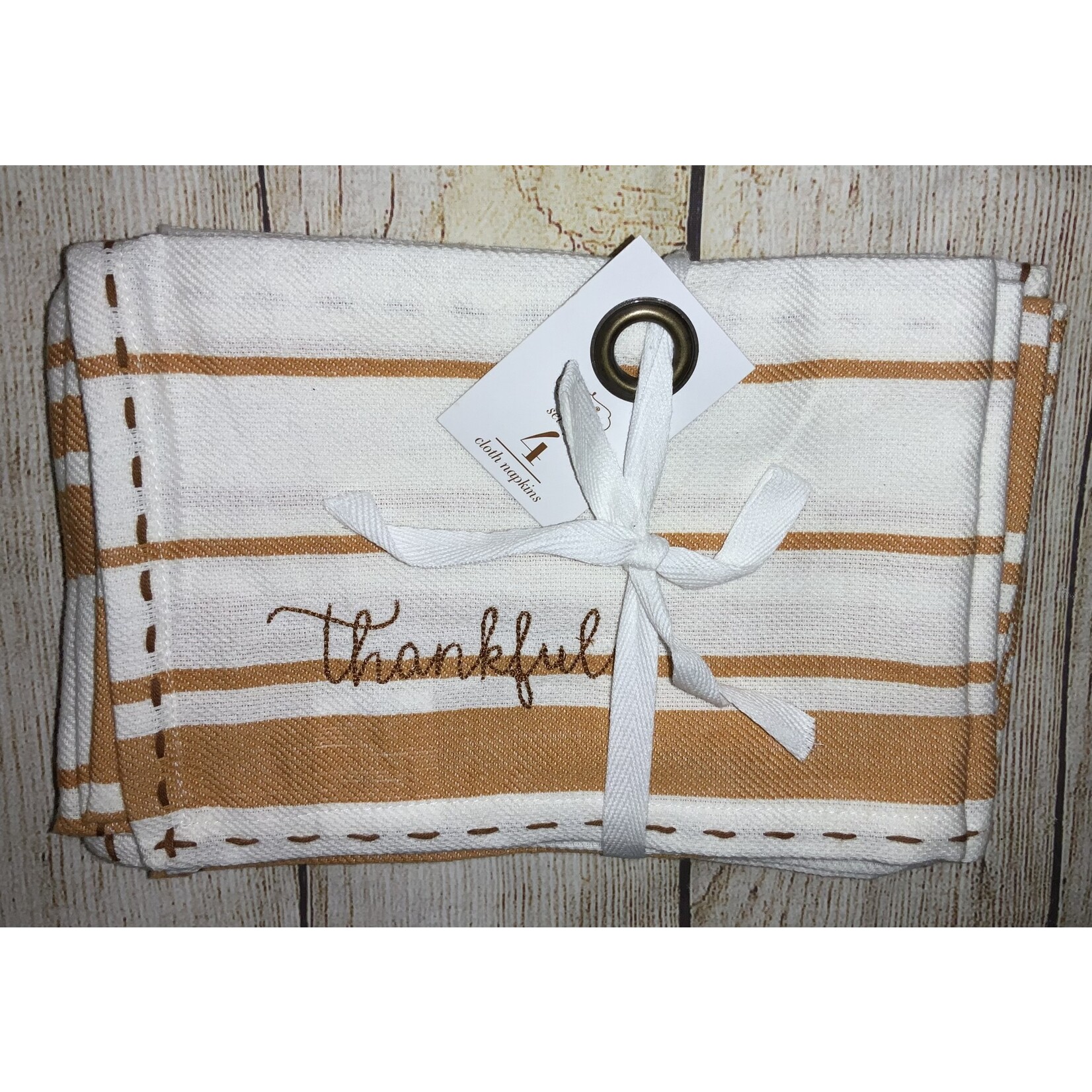 Mudpie Mudpie Thankful Napkin Set