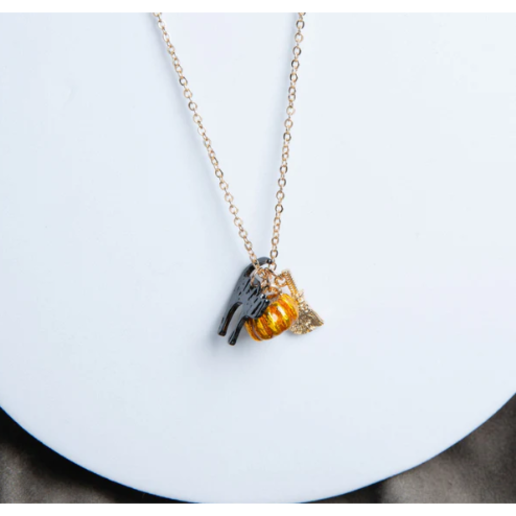 Howards Howard's Willow Halloween Charm Necklace Gold