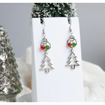 Howards Howard's Holiday Pine Tree Beaded Earrings