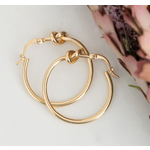 Howards Howard's Gold Knotted Hoop Earrings