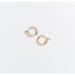 Howards Howard's Ear Sense Gold Click Hoop Earrings