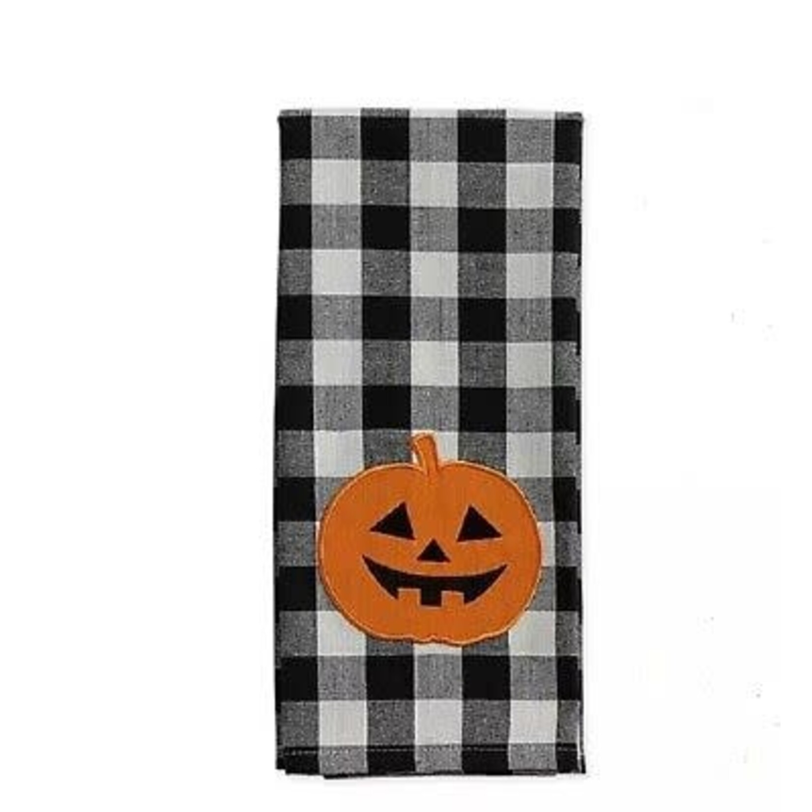 DII Jack-o-lantern Plaid Towel