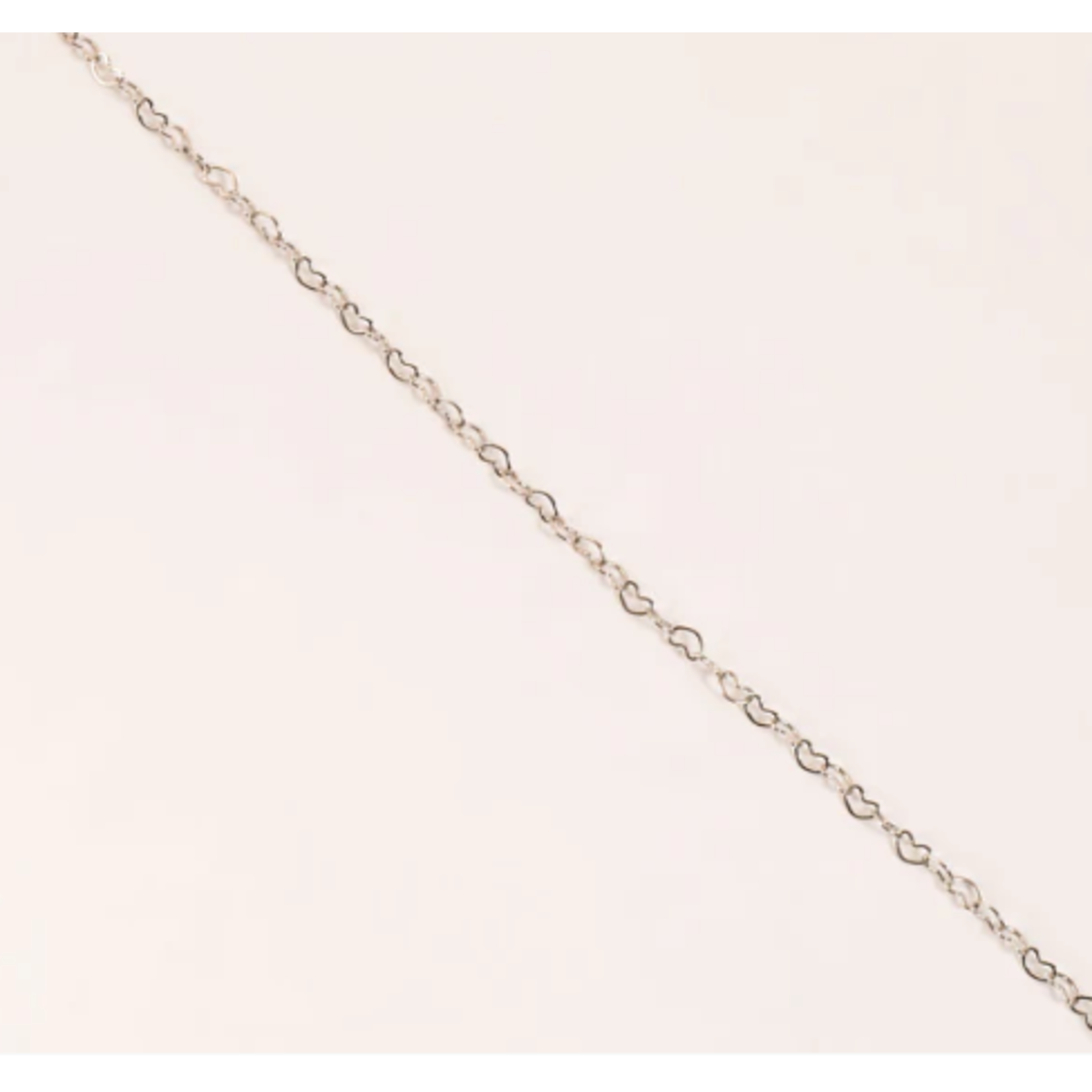 Howards Layer Me 18 in Silver Heart Chain