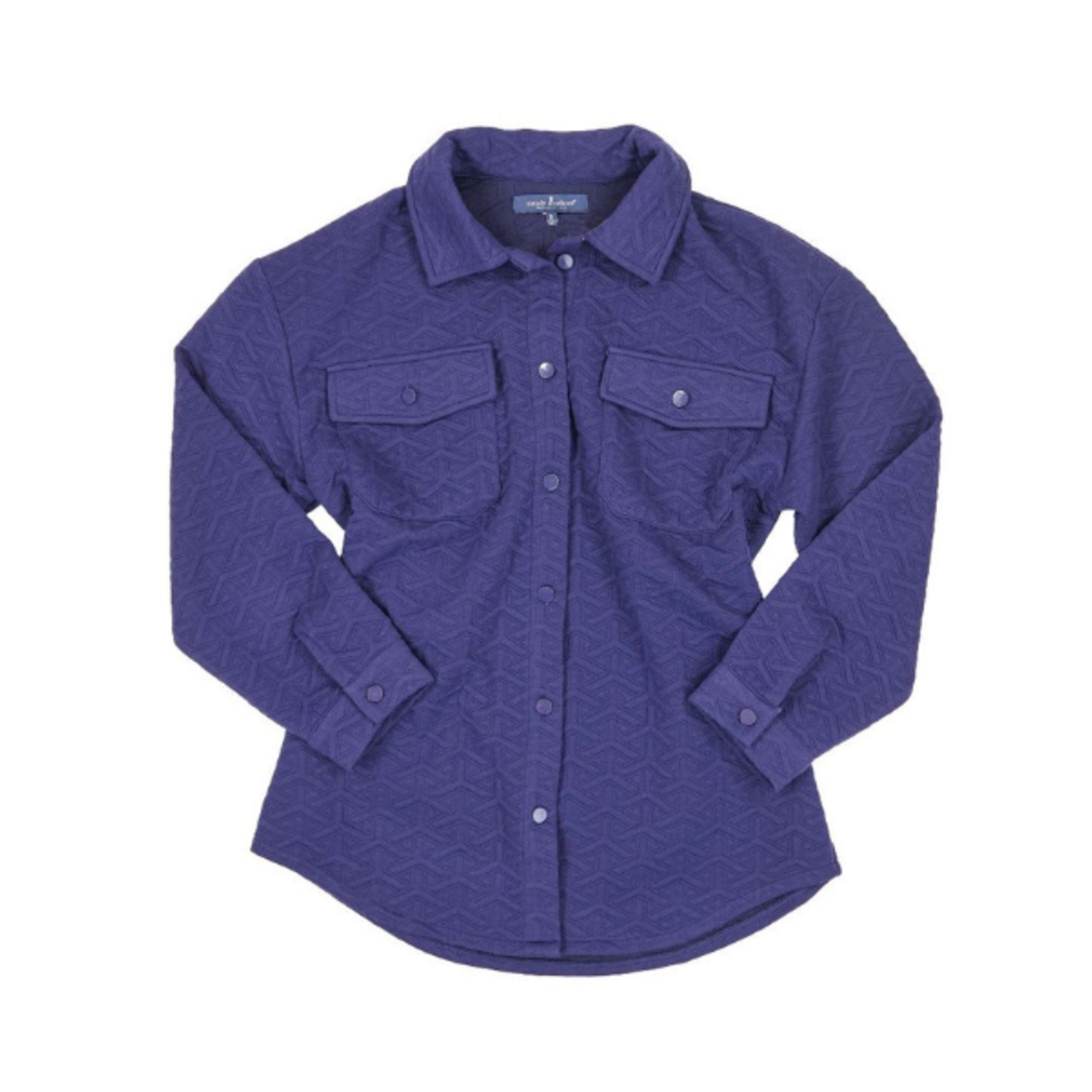 Simply Southern Simply Southern Quilted Shacket Navy