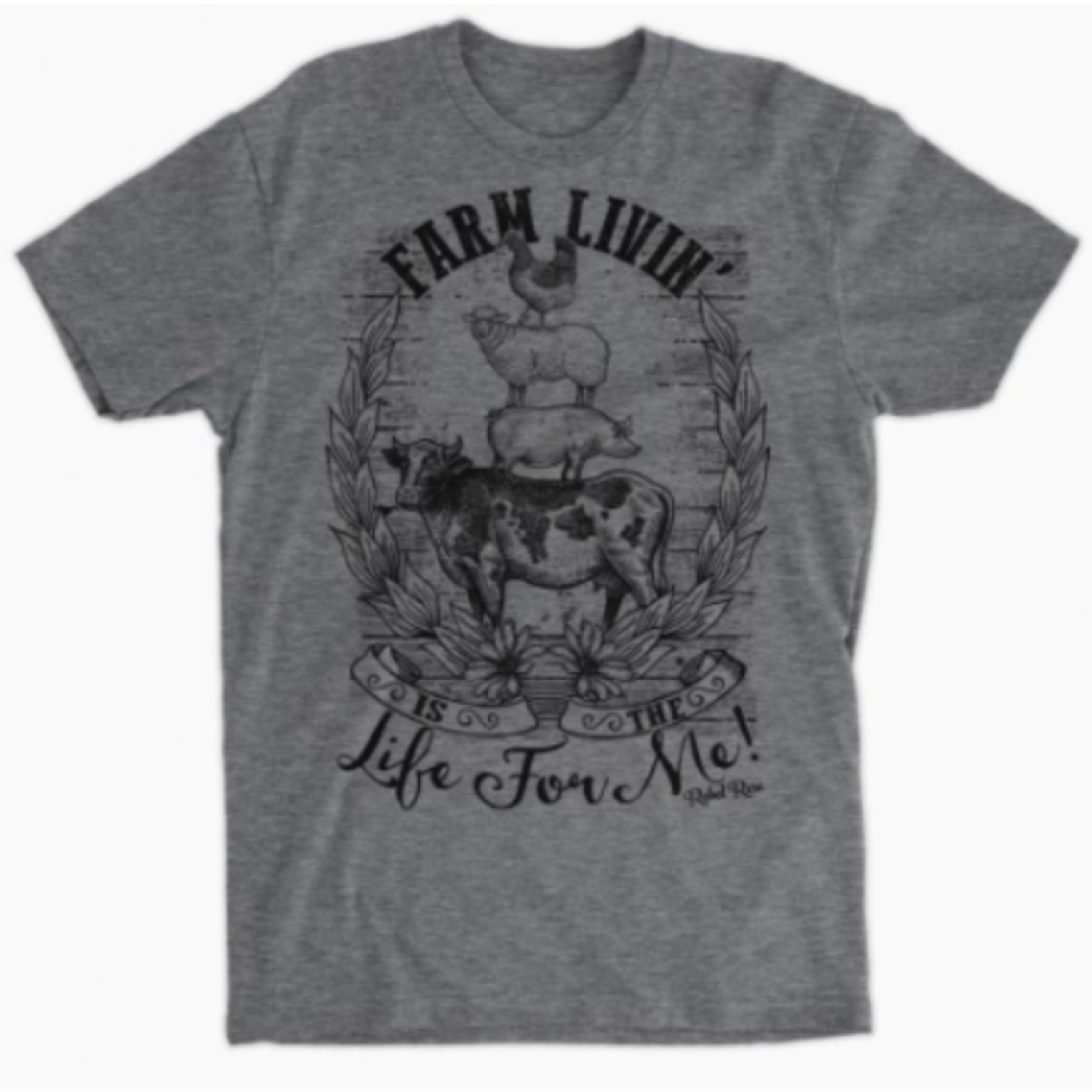 Rebel Rose Rebel Rose Farm Livin' Light Gray