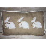 Ganz Ganz Burlap Bunny Pillow