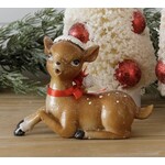 Audrey’s Vintage Christmas Deer Lying Down
