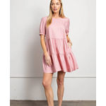 Kori Kori America Satin Layered Dress Mauve