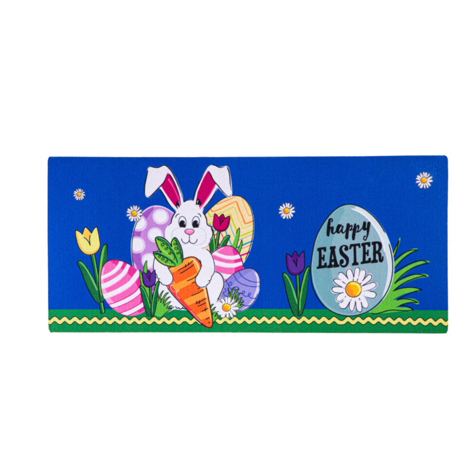 Evergreen Happy Easter Bunny & Carrot Switch Mat