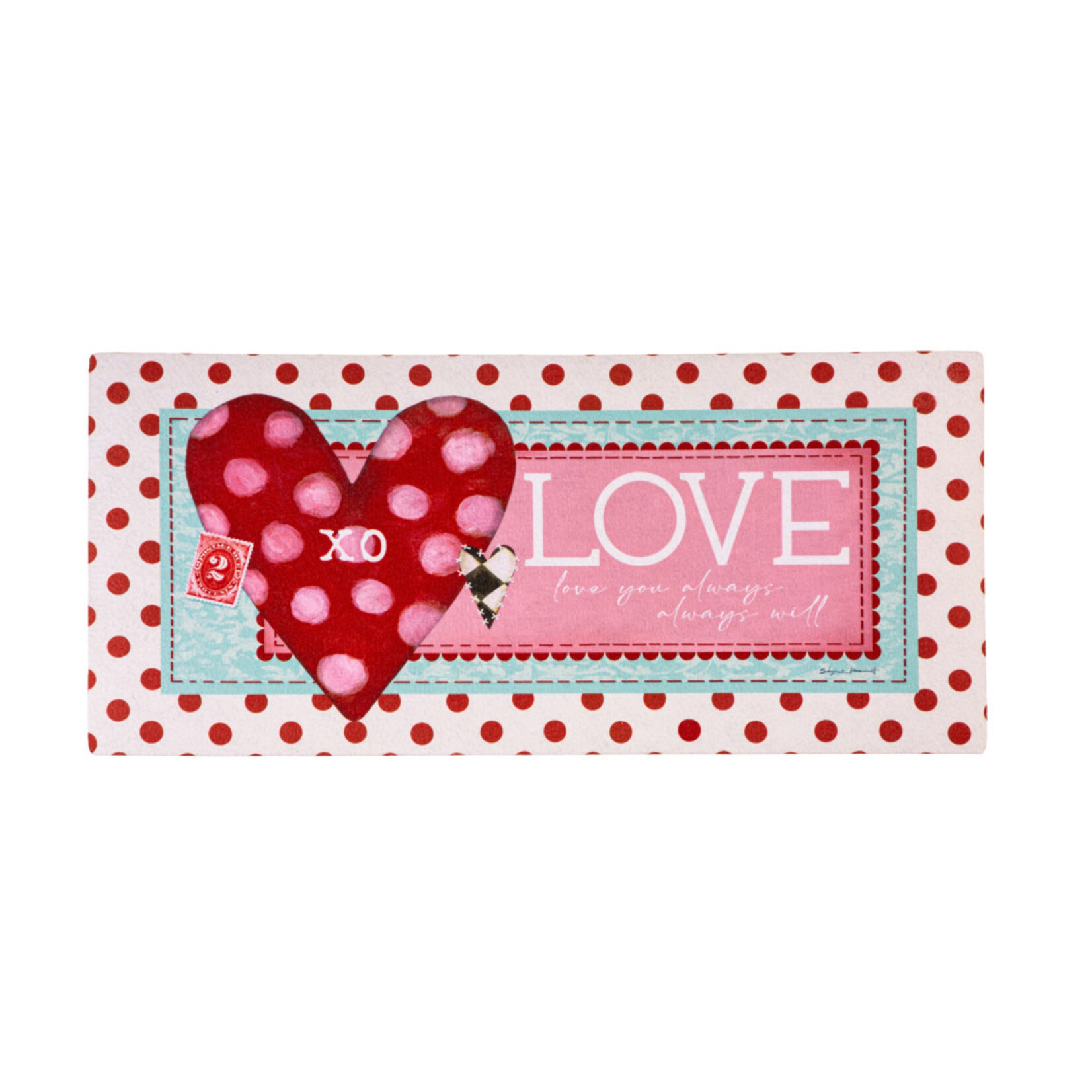 Evergreen Vintage Valentine Switch Mat