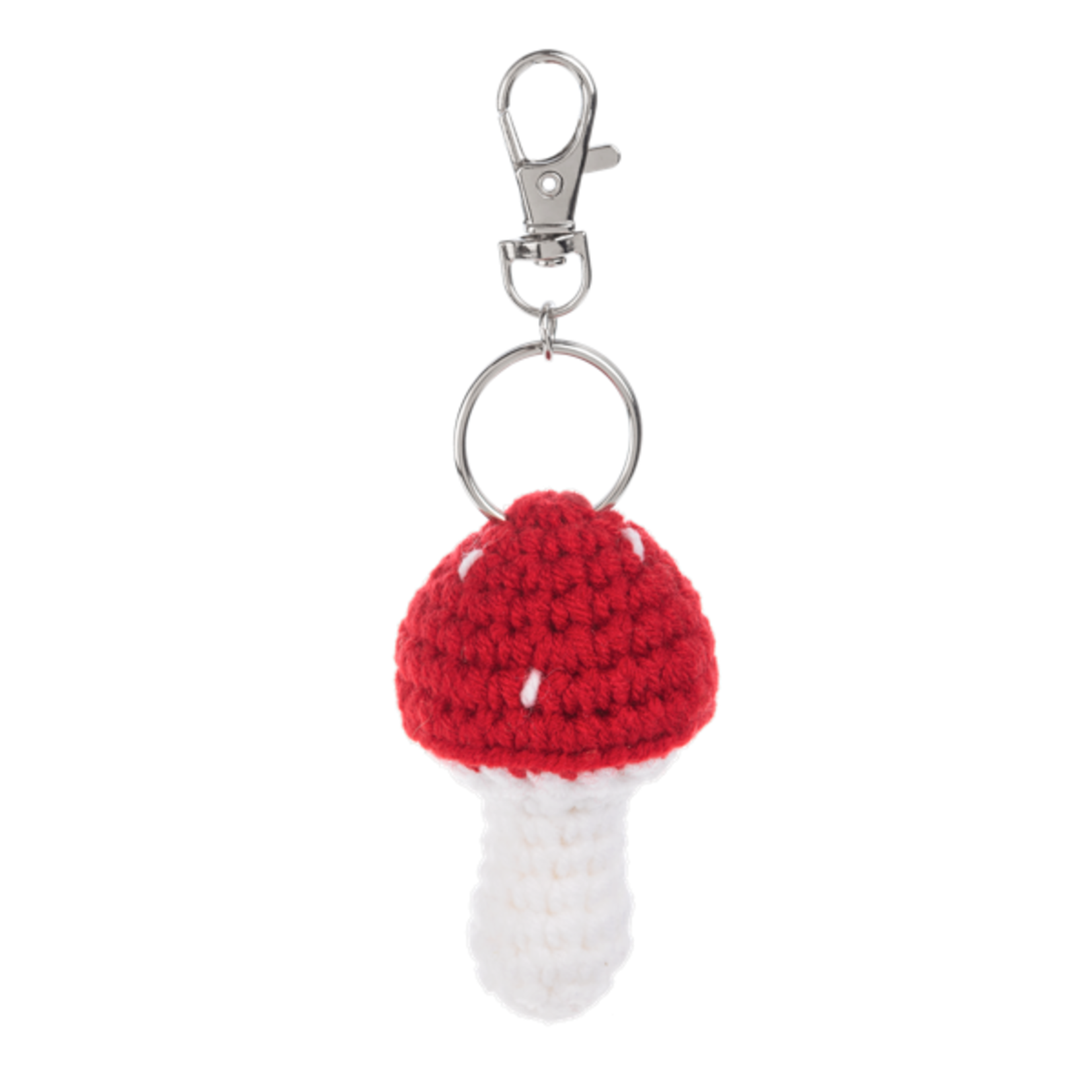 Ganz Ganz Crochet Garden Key Fob Mushroom