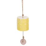 Ganz Embossed Bell Yellow