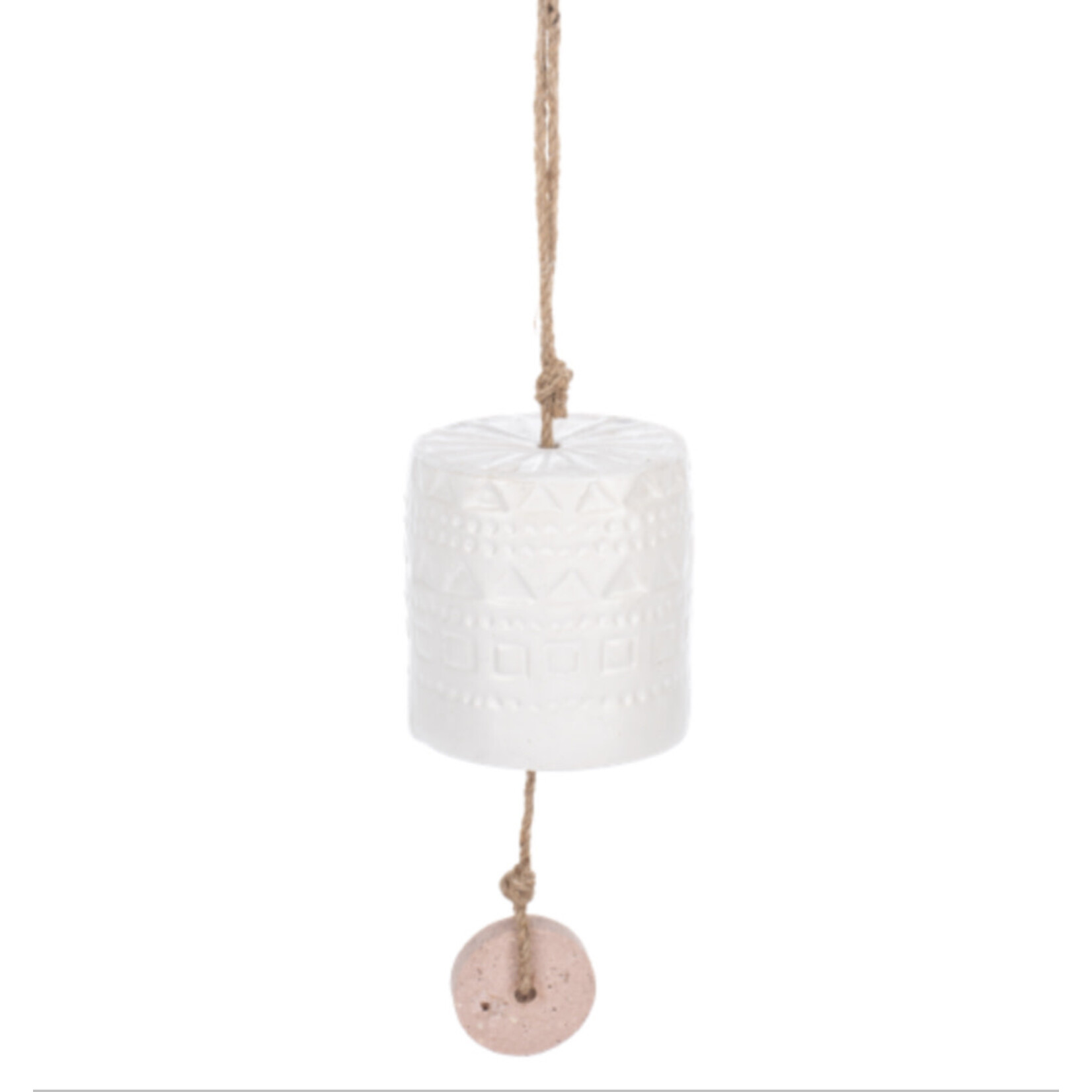 Ganz Embossed Bell White