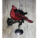 Ganz Ganz Cardinal Ornament Forever In Our Hearts